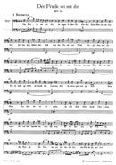 Der Friede sei mit dir, BWV 158 [score]