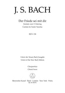 Der Friede sei mit dir, BWV 158 [合唱楽譜]