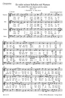 Er rufet seinen Schafen mit Namen, BWV 175 [合唱楽譜]