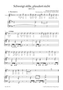 Schweigt stille, plaudert nicht BWV 211（ヴォーカル・スコア）