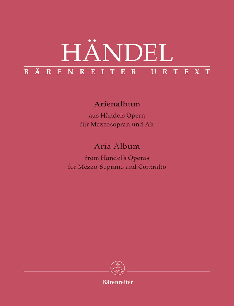Aria Album for Mezzo-Soprano and Contralto (from Handel's Operas)