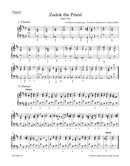 Zadok the priest HWV 258 [organ part]