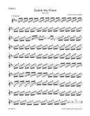 Zadok the priest HWV 258 [violin 1 part]