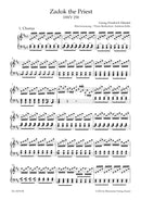 Zadok the priest HWV 258 （ヴォーカル・スコア）