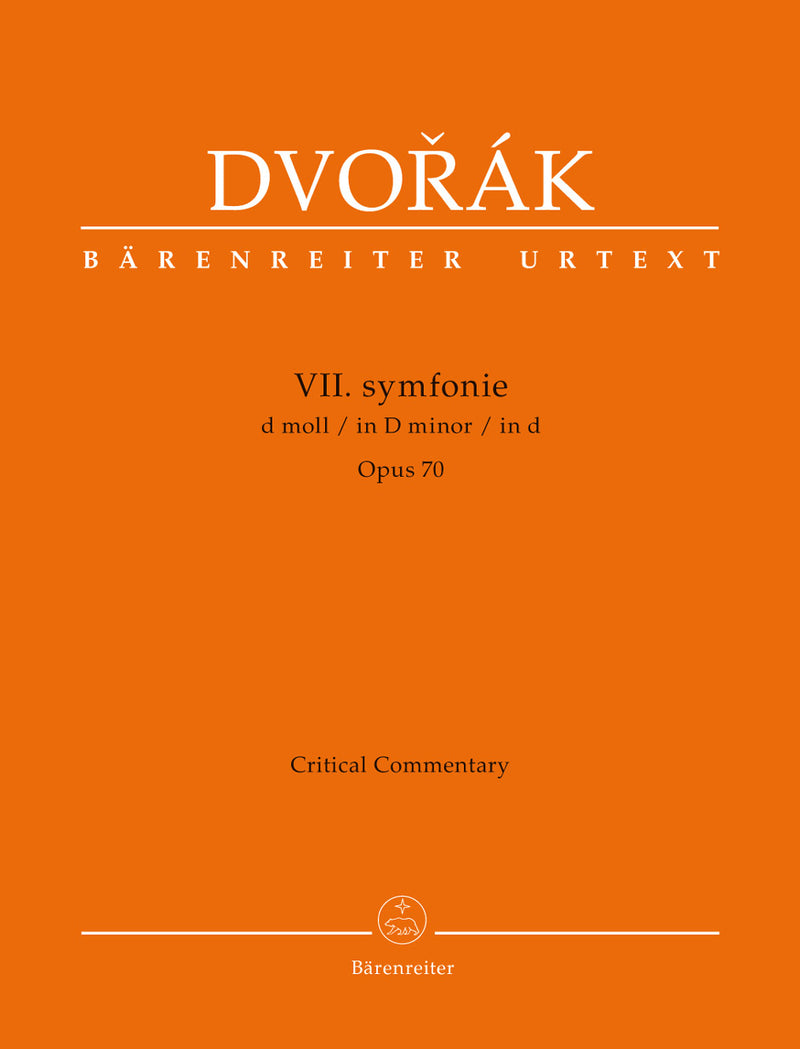 Symphonie Nr. 7 d-Moll = Symphony no. 7 D minor op. 70 [critical commentary]