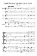 Messe D-Dur = Mass in D major op. 86 (Organ version・Organ reduction)