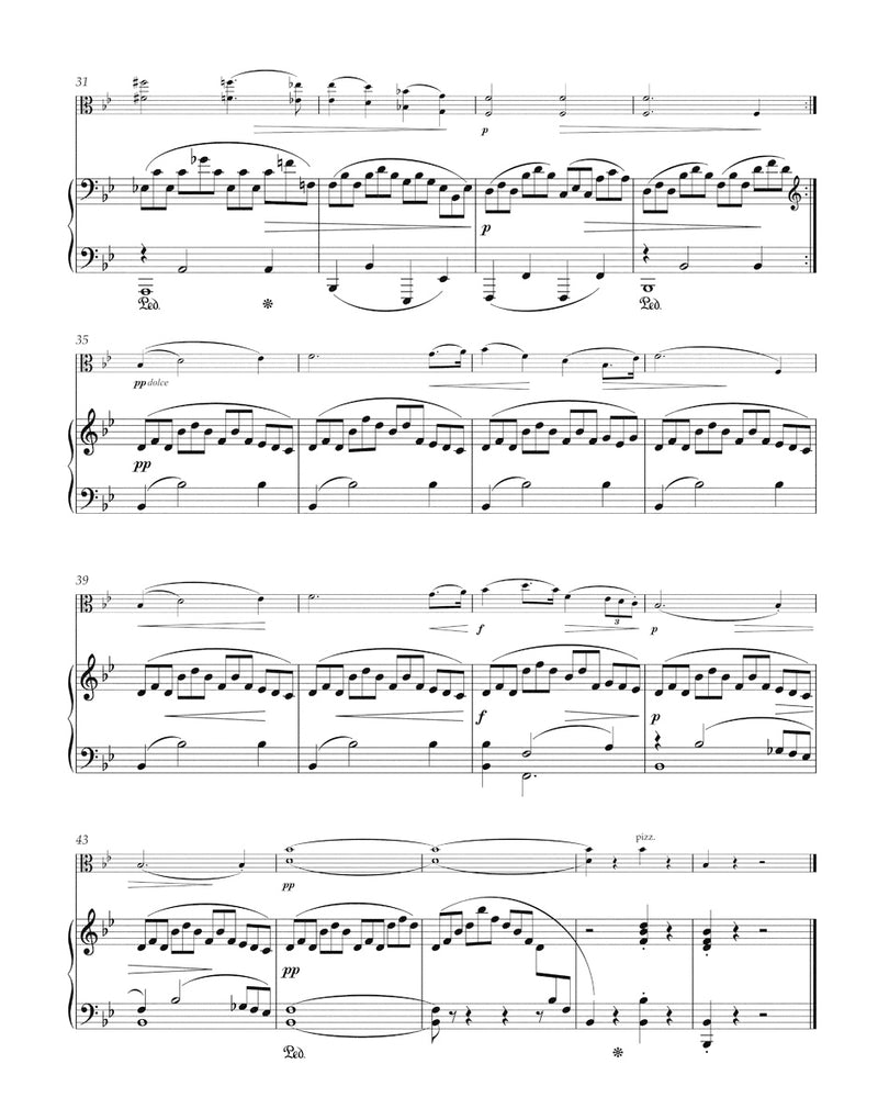 Romantic Pieces for Violin and Piano op. 75 (arr. Viola and Piano) [score & parts]