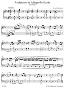 Andantino et Allegro brillante pour Harpe