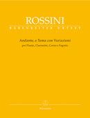 Andante and Theme and Variations for Flute, Clarinet, Horn and Bassoon [score & parts]
