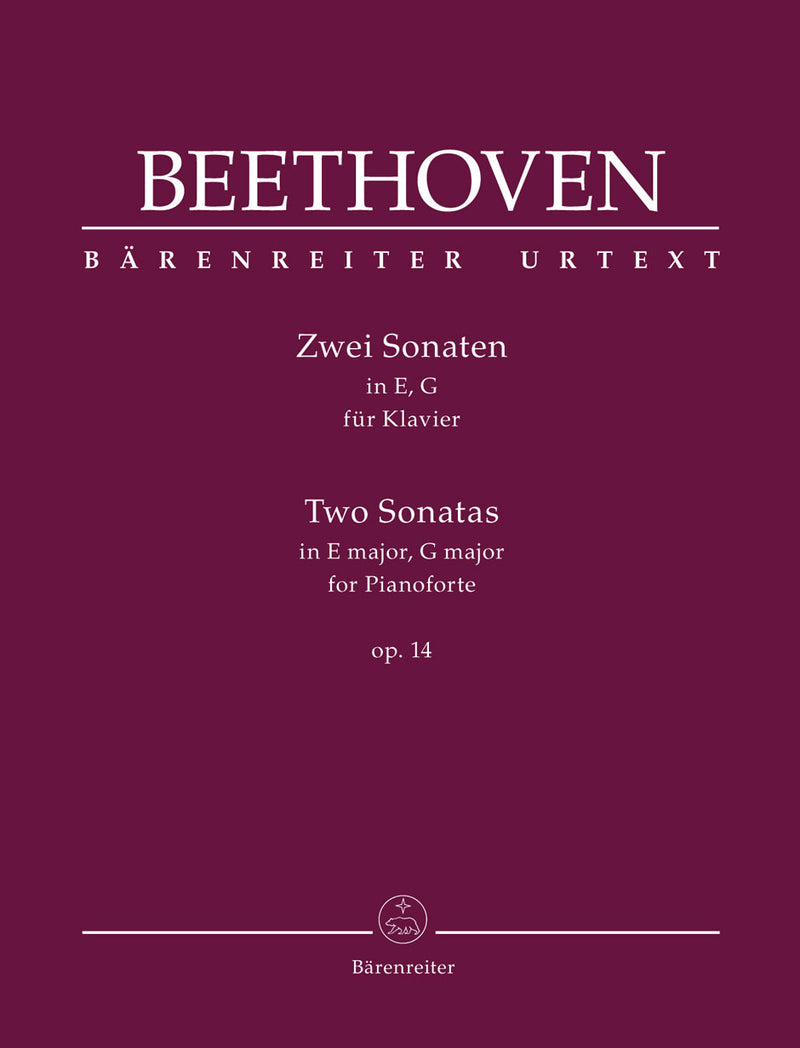 Two Sonatas for Pianoforte op. 14 (E major, G major)