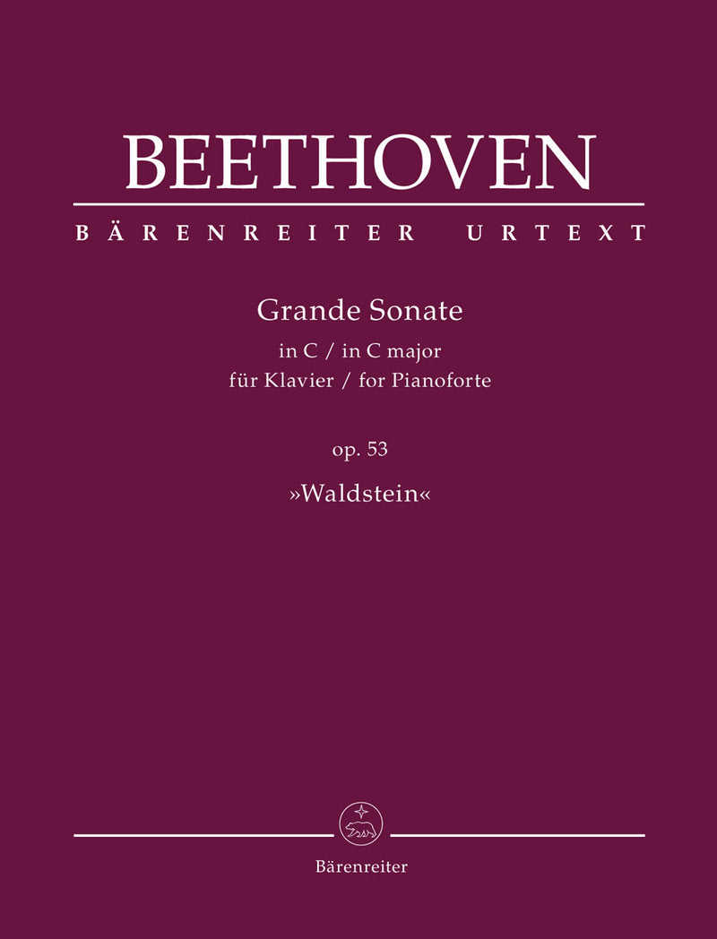 Grande Sonate for Pianoforte C major op. 53 "Waldstein"