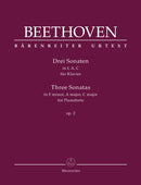 Three Sonatas for Piano op. 2 (F minor, A major, C major)