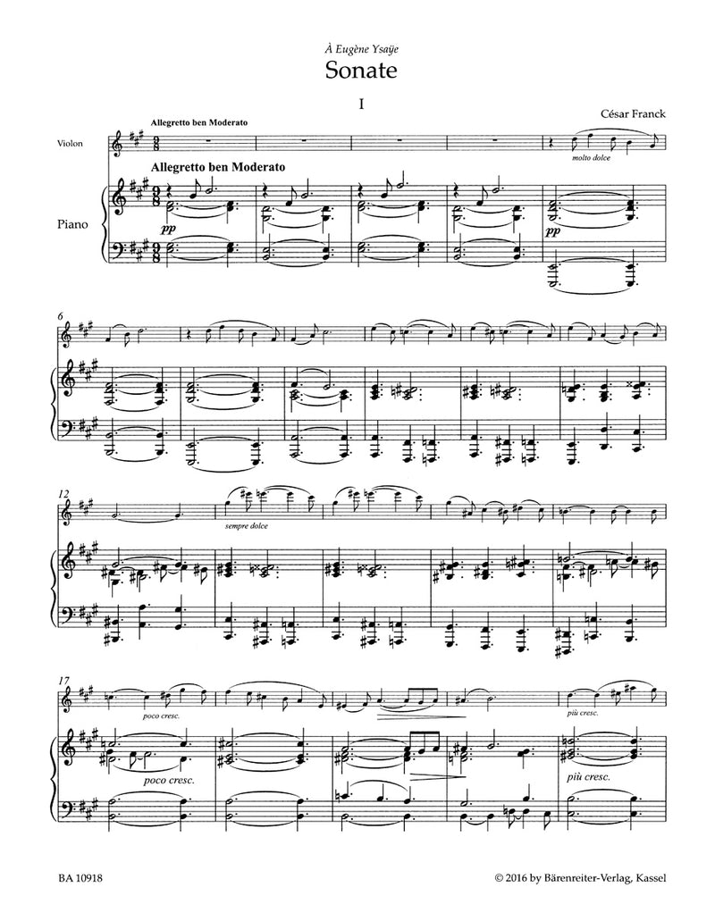 Sonata (Arranged for Piano and Viola)