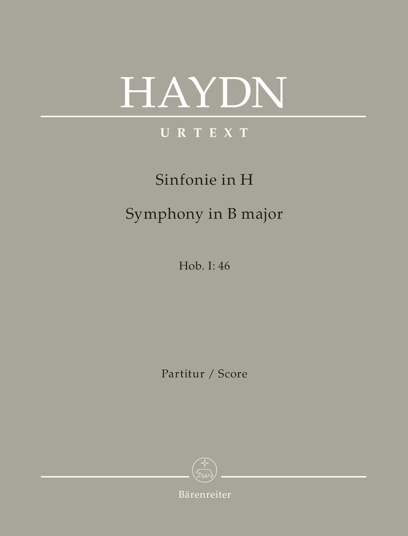 Symphony B major Hob. I:46 [score]