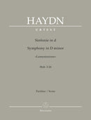 Symphony D minor Hob. I:26 "Lamentazione" [score]