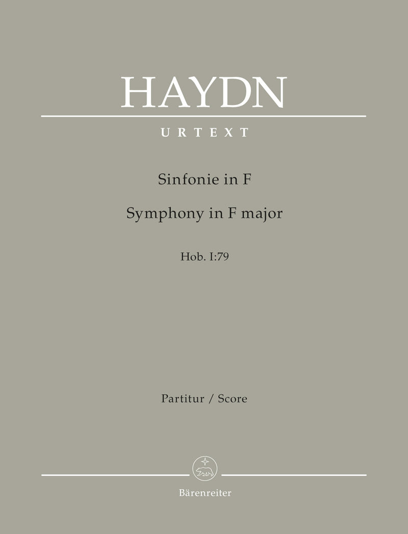 Symphony Nr. 79 in F major Hob. I:79 [score]