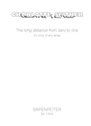 The long distance from zero to one for Voice of any range (2010)