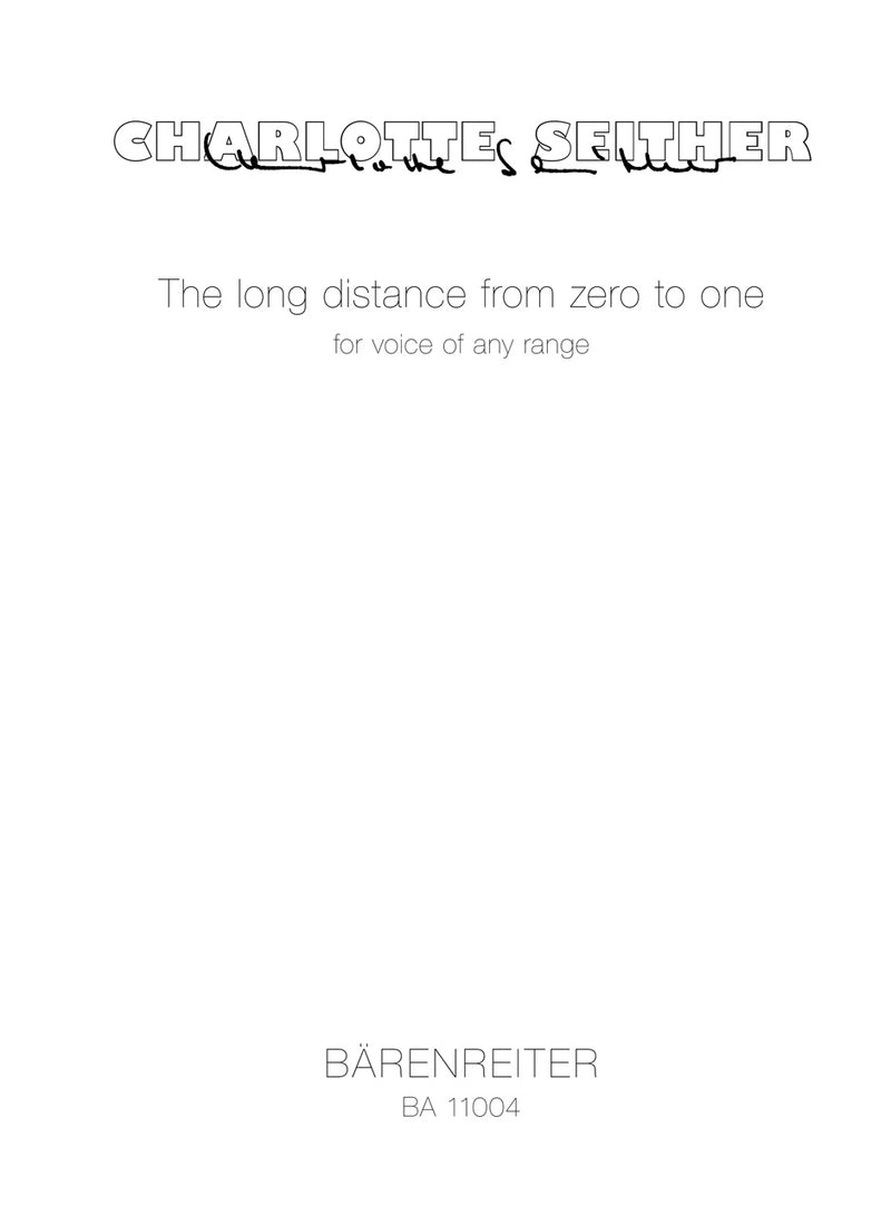 The long distance from zero to one for Voice of any range (2010)