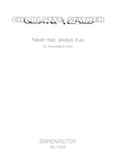 Never real, always true for Solo Accordion (2008)