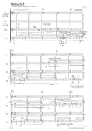 Waiting for T for Trumpet, Trombone, Percussion and Violoncello (2009)