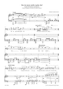 Sie ist jetzt nicht mehr da! (2012) -Scene for low voice and piano-