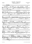 Quartet Fragments (String Quartet 7) (2013) [set of parts]