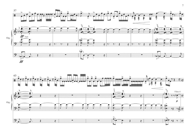 Sense of Rhythm for organ and percussion (2011)