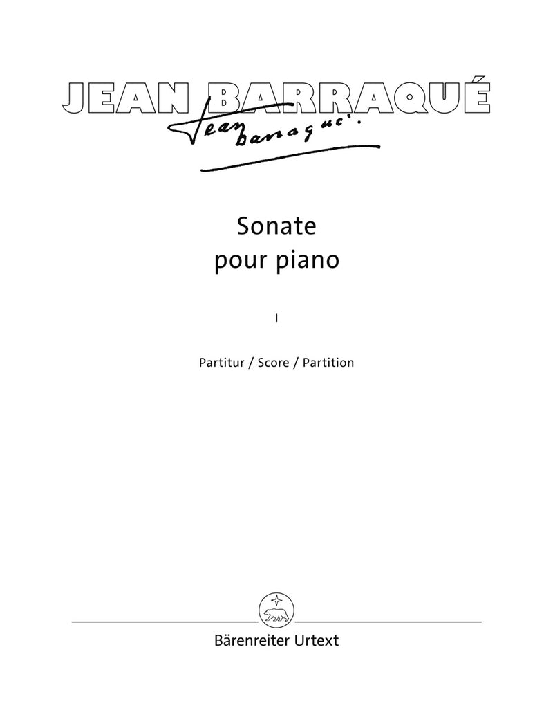 Sonate pour piano (1950–1952) (Volume I and II)