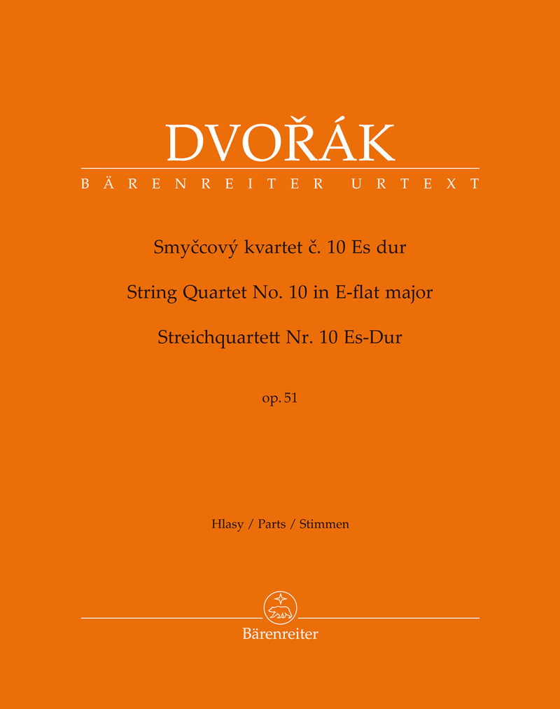 String Quartet Nr. 10 E-flat major op. 51 [Set of parts]