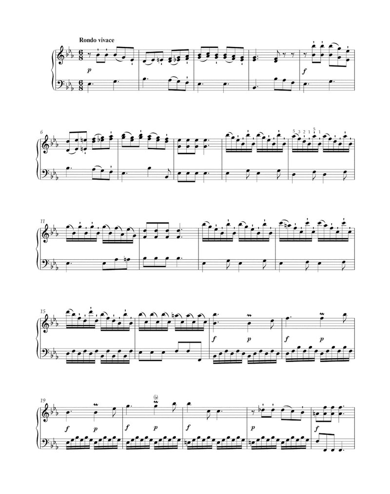Three Sonatas for Pianoforte WoO 47 "Kurfürsten Sonatas" (E-flat major, F minor, D major)