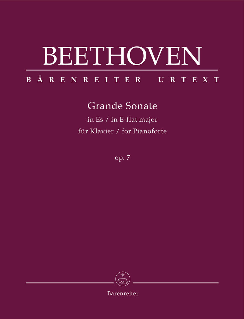 Grande Sonate for Pianoforte E-flat major op. 7