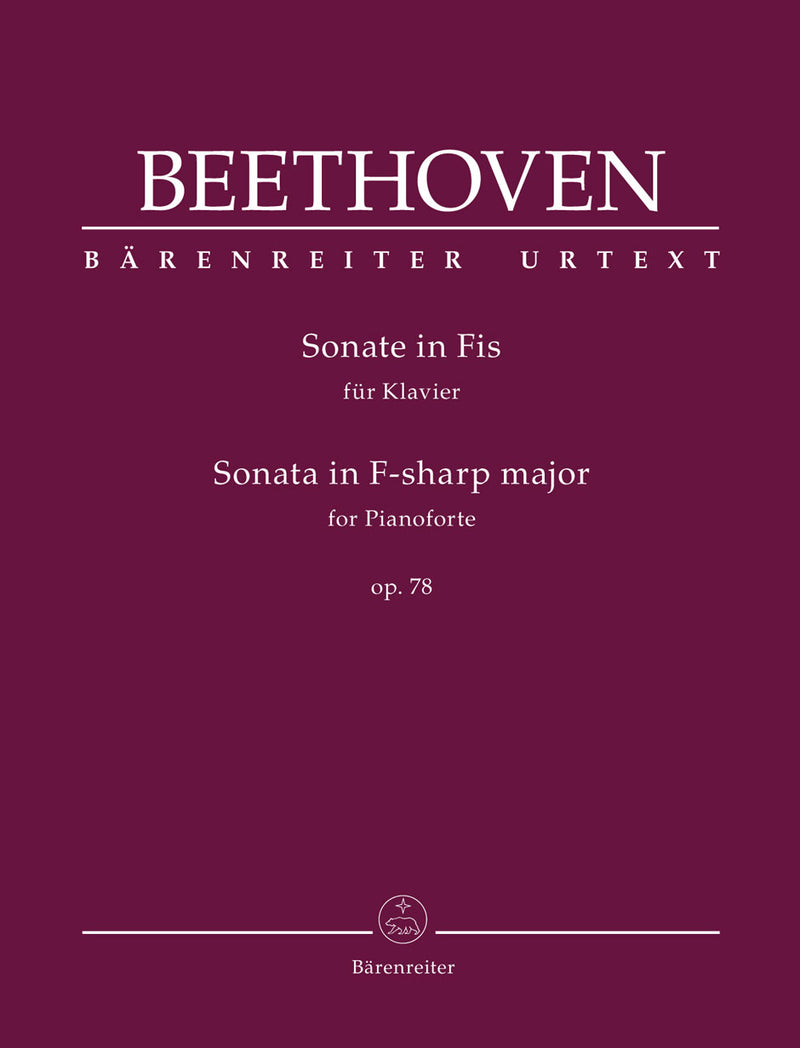 Sonata for Pianoforte F-sharp major op. 78