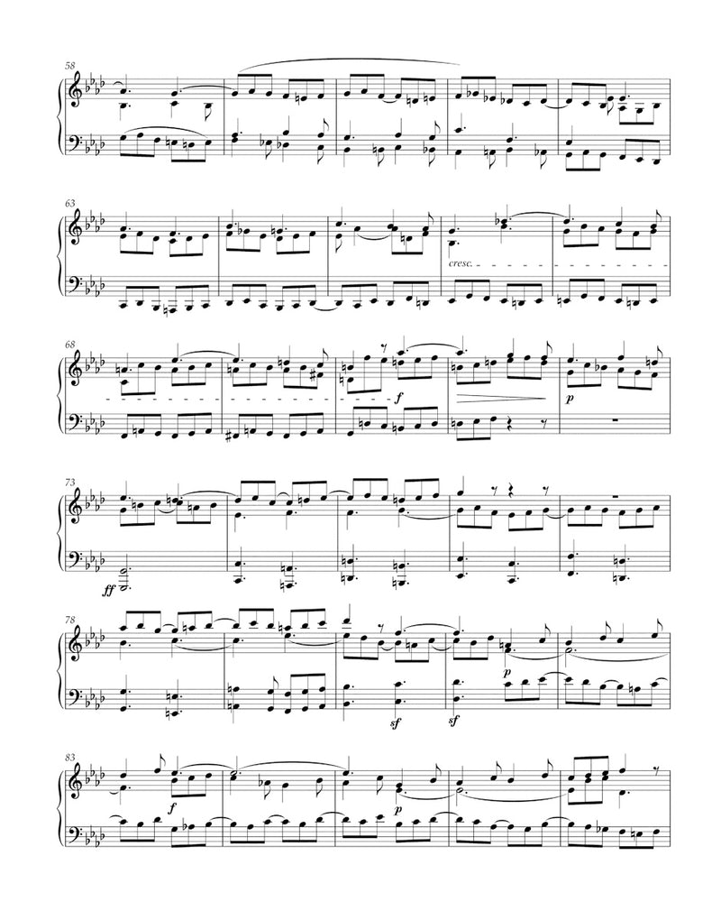 Sonata for Pianoforte in A-flat major op. 110