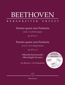 Sonatas op. 27 no. 1 & no. 2 (Moonlight Sonata)（英語版） / Beethoven (Bärenreiter)