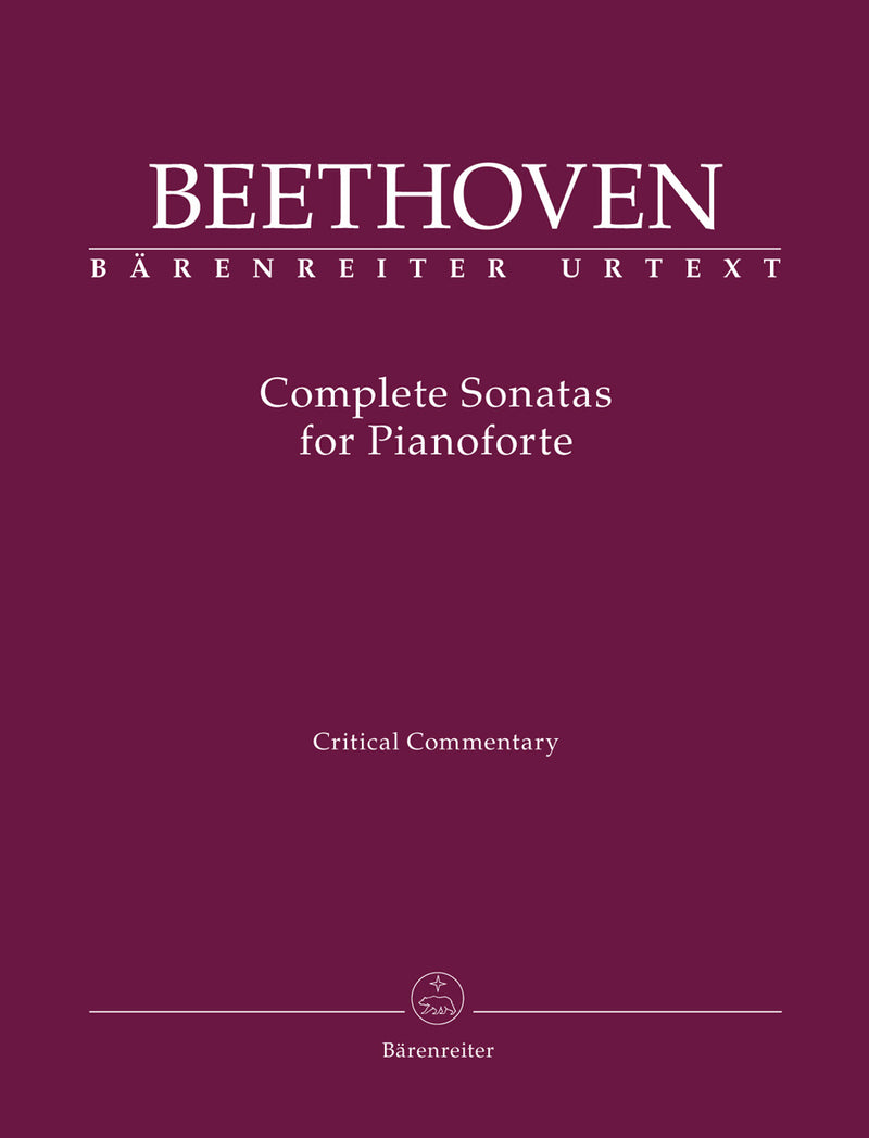 Complete Sonatas for Pianoforte [critical commentary]