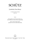 Tröstet, tröstet mein Volk SWV 382（Brieg校訂） [合唱楽譜]