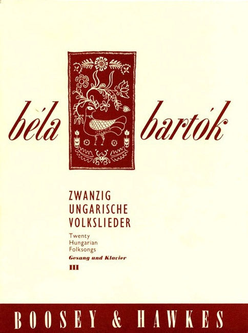 20 Hungarian Folksongs, Vol. 3