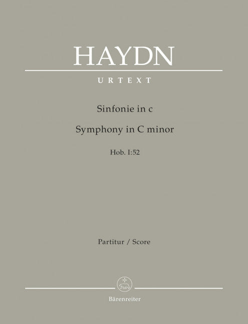Symphony in C minor Hob. I:52 (Score)