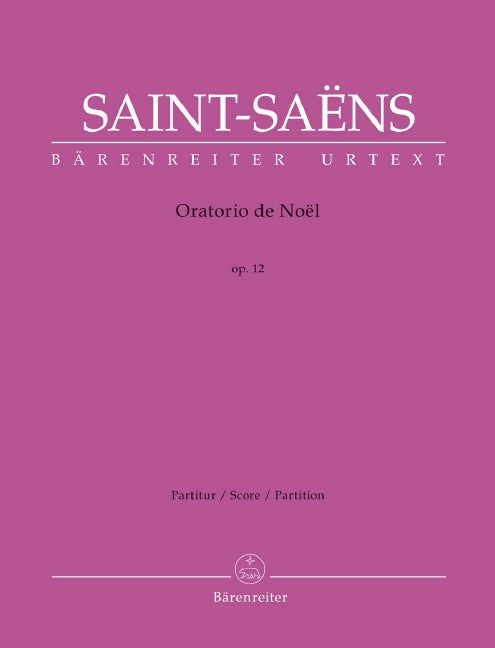 Oratorio de Noël op. 12 (Score)