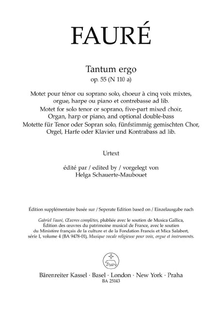 Tantum ergo op. 55 N 110a