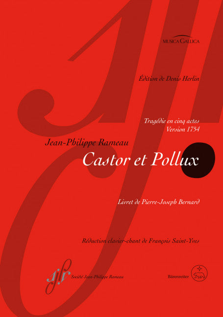 Castor et Pollux CT 32 B（ヴォーカル・スコア）
