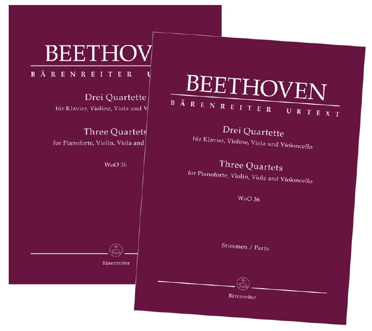 Drei Quartette für Klavier, Violine, Viola und Violoncello WoO 36