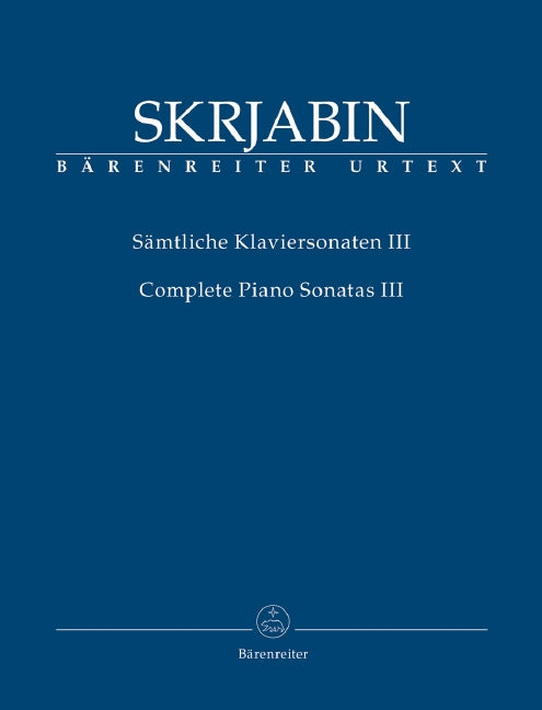 Sämtliche Klaviersonaten = Complete Piano Sonatas