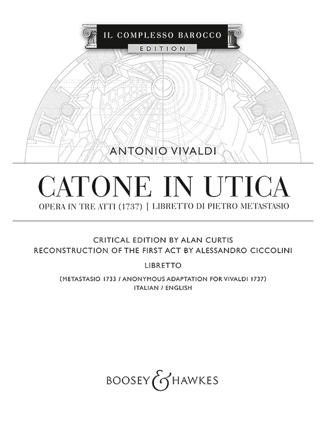 Catone in Utica (text/libretto)