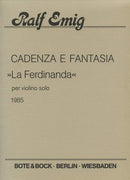 Cadenza e Fantasia
