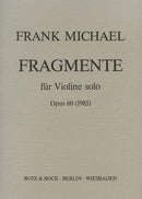 Fragmente op. 60