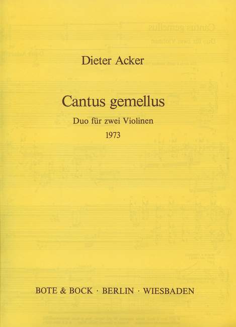 Cantus gemellus