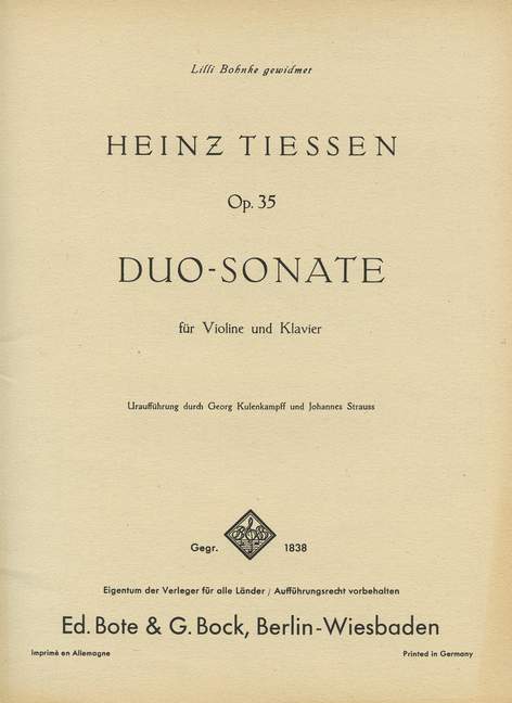 Duo-Sonate op. 35