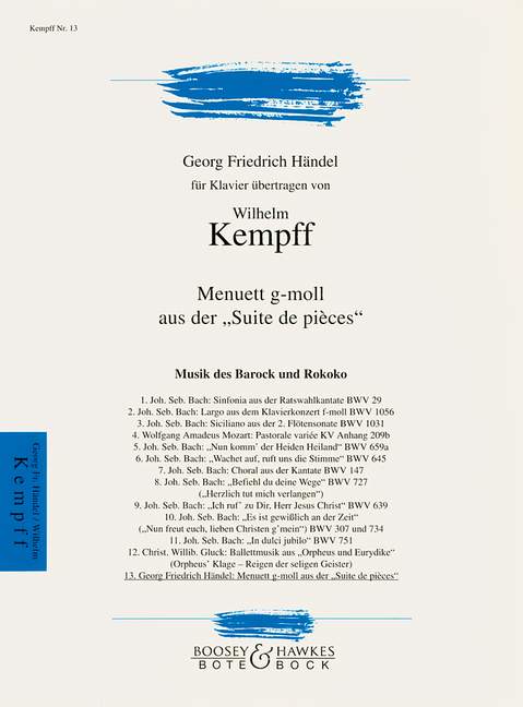 Menuett g-Moll