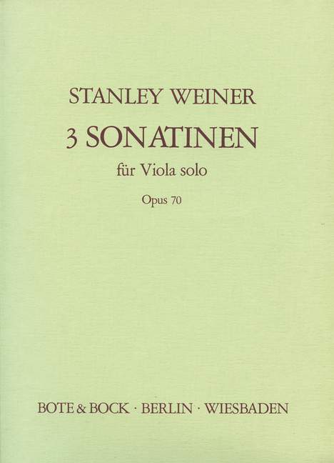 Drei Sonatinen op. 70